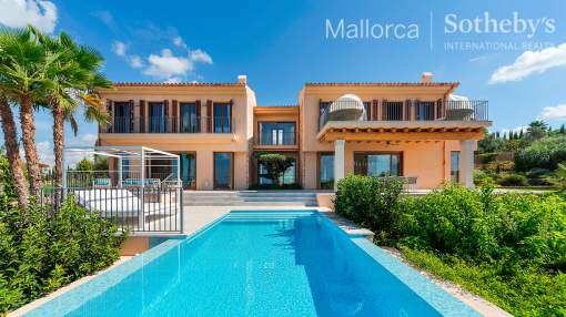 Newly built finca with beautiful views in Son Gual Newly built finca with beautiful views in Son Gual